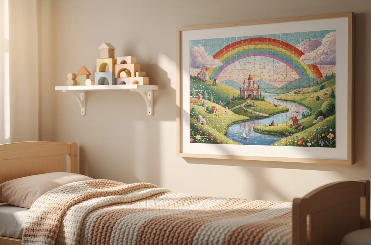 rámování puzzle